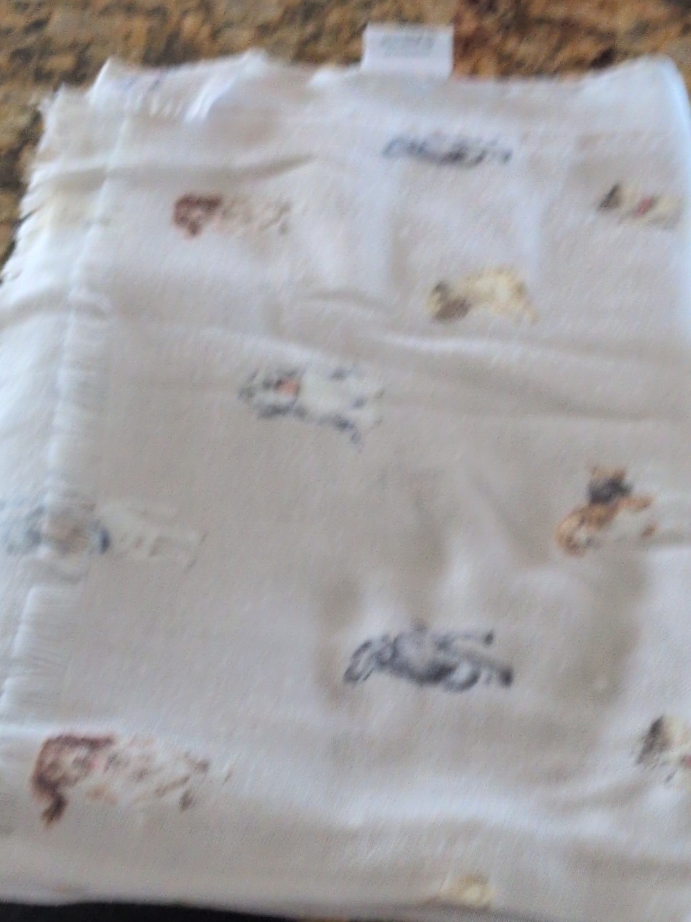 Light Blue Puppy Scraf/Wrap